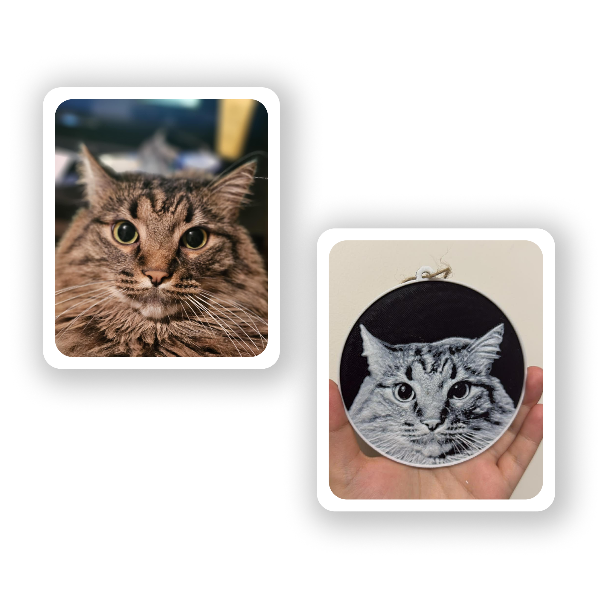 Personalizuotas 3D Kalėdinis Žaisliukas